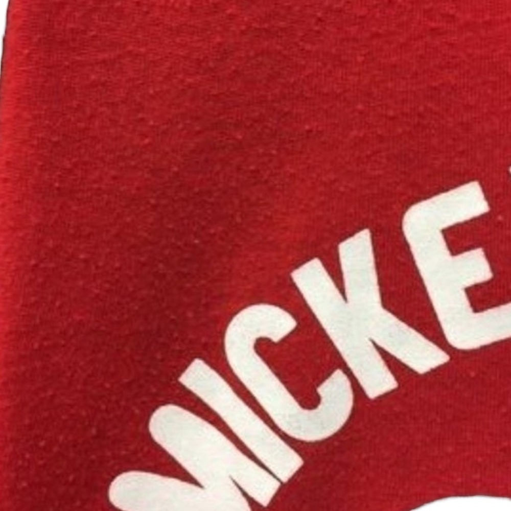 Disney Tank Top Red Mickey Mouse Graphic Sleeveless Retro 1928 Vintage Festival - Picture 3 of 7